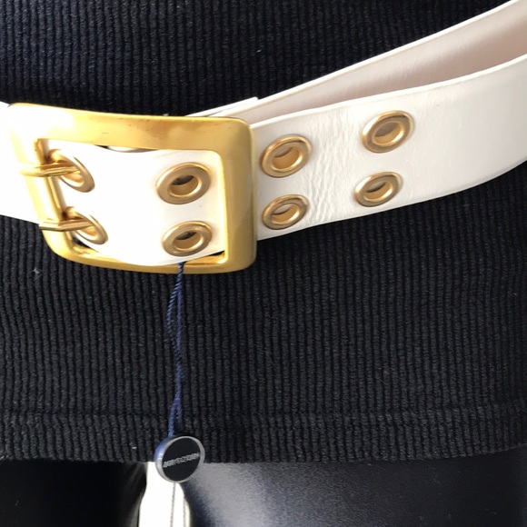 White belt size 105 women’s leather main image 8
